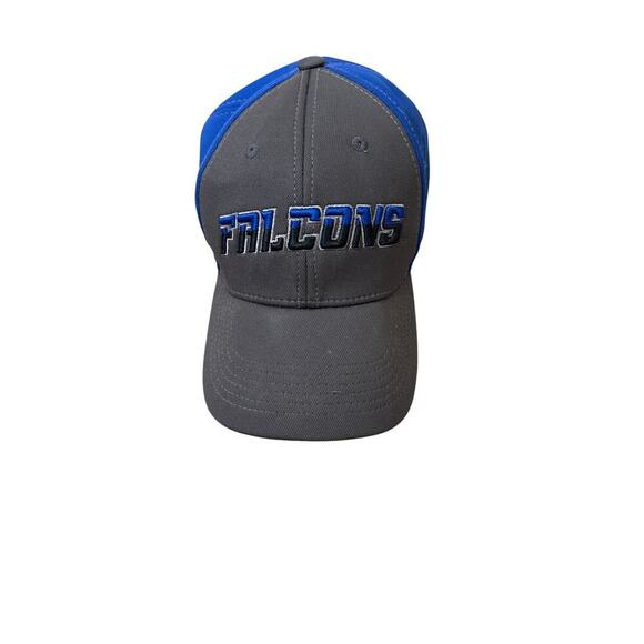 Air Force Falcons hat cap dark gray royal blue embroidered adjustable - Picture 2 of 4